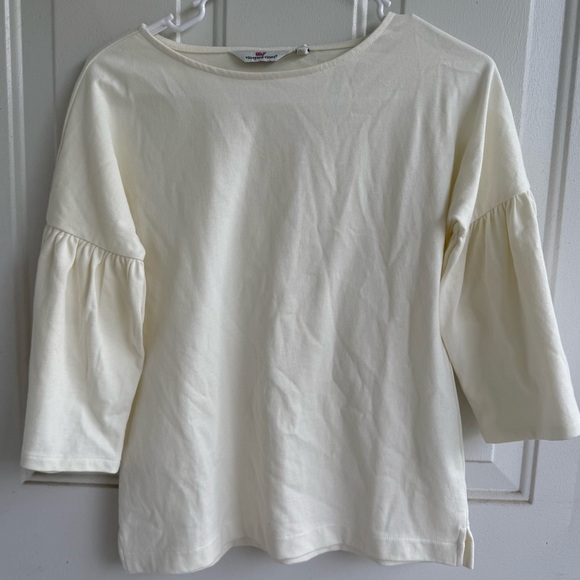 Vineyard Vines Tops - Vineyard Vines Off-White Bell Sleeve Blouse Women’s XXS